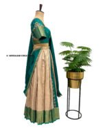 SITA Kriti- Traditional Silk Embroidered Lehenga Set - Image 3