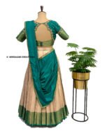 SITA Kriti- Traditional Silk Embroidered Lehenga Set - Image 5