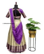 SITA Kriti - Traditional Silk Embroidered Lehenga Set - Image 5