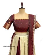 SITA Kriti - Traditional Silk Embroidered Lehenga Set - Image 2