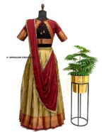 SITA Kriti - Traditional Silk Embroidered Lehenga Set - Image 5