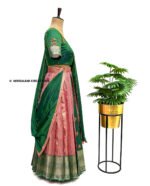 SITA Kriti - Traditional Silk Embroidered Lehenga - Image 3