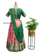SITA Kriti - Traditional Silk Embroidered Lehenga - Image 5