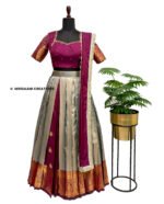 SITA Kriti - Traditional Silk Embroidered Lehenga Set