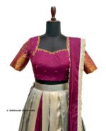 SITA Kriti - Traditional Silk Embroidered Lehenga Set - Image 2