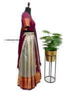 SITA Kriti - Traditional Silk Embroidered Lehenga Set - Image 3