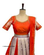 SITA Kriti - Traditional Silk Embroidered Lehenga - Image 2