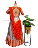 SITA Kriti - Traditional Silk Embroidered Lehenga - Image 5