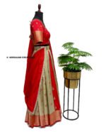 SITA Kriti - Traditional Silk Embroidered Lehenga Set - Image 3