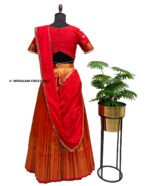 SITA Kriti - Traditional Silk Embroidered Lehenga Set - Image 5