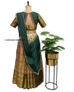 SITA Kriti - Traditional Silk Embroidered Lehenga Set - Image 5