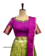 SITA Kriti - Traditional Silk Embroidered Lehenga Set - Image 2