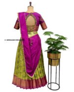 SITA Kriti - Traditional Silk Embroidered Lehenga Set - Image 5