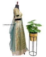 SITA Kriti - Traditional Silk Embroidered Lehenga Set - Image 3