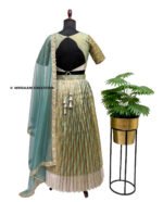 SITA Kriti - Traditional Silk Embroidered Lehenga Set - Image 5