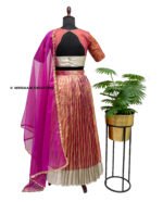SITA Kriti - Traditional Silk Embroidered Lehenga Set - Image 5