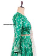 SITARA - Dola Silk Lehenga Set - Image 3