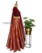 SITA Sanskriti - Brocade Lehenga Set - Image 3