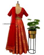 SITA Sanskriti - Brocade Lehenga Set - Image 5
