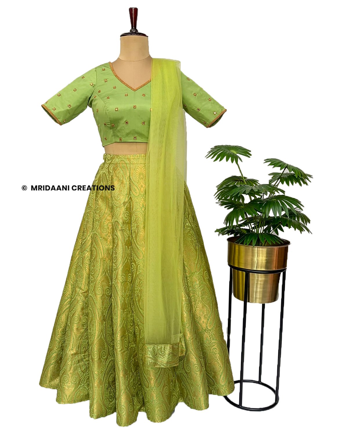MC66 SITA Sanskriti - Brocade Lehenga Set - Image 1