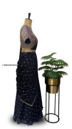 SITARA – Brocade & Chiffon Embroidered Lehenga Set - Image 2