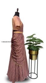 SITARA – Brocade & Chiffon Embroidered Lehenga Set - Image 2