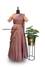 SITARA – Brocade & Chiffon Embroidered Lehenga Set