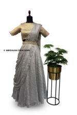 SITARA – Brocade & Chiffon Embroidered Lehenga Set