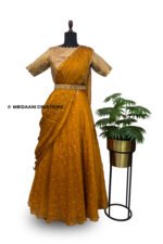 SITARA – Brocade & Chiffon Embroidered Lehenga Set