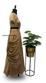 SITARA – Brocade & Chiffon Embroidered Lehenga Set - Image 2